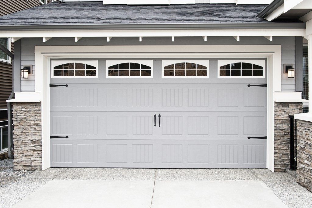 a garage door