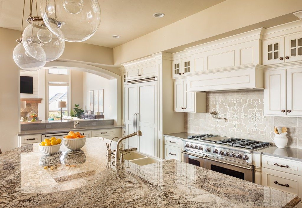 Kitchen with new appliances