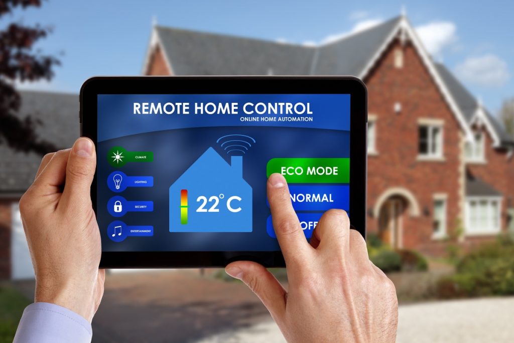 Controlling the home using an ipad