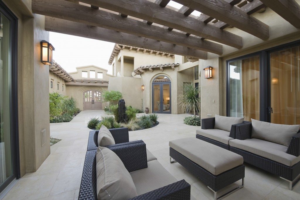 Beautiful home patio