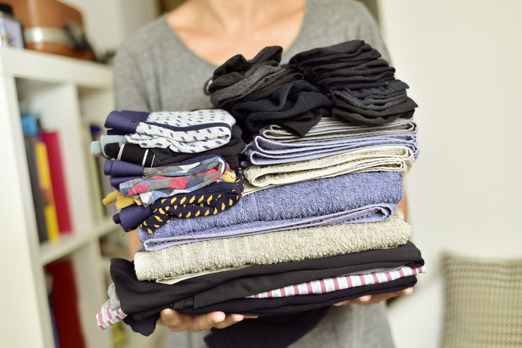 decluttered clothes